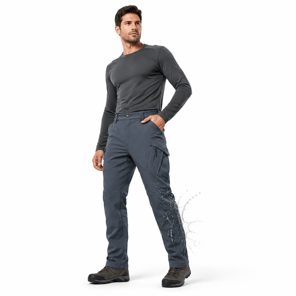 TerrainFlex™ Performance Cargo Trousers + DryShield™ Waterproof Socks