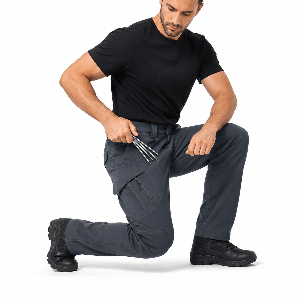 TerrainFlex™ Performance Cargo Trousers + DryShield™ Waterproof Socks
