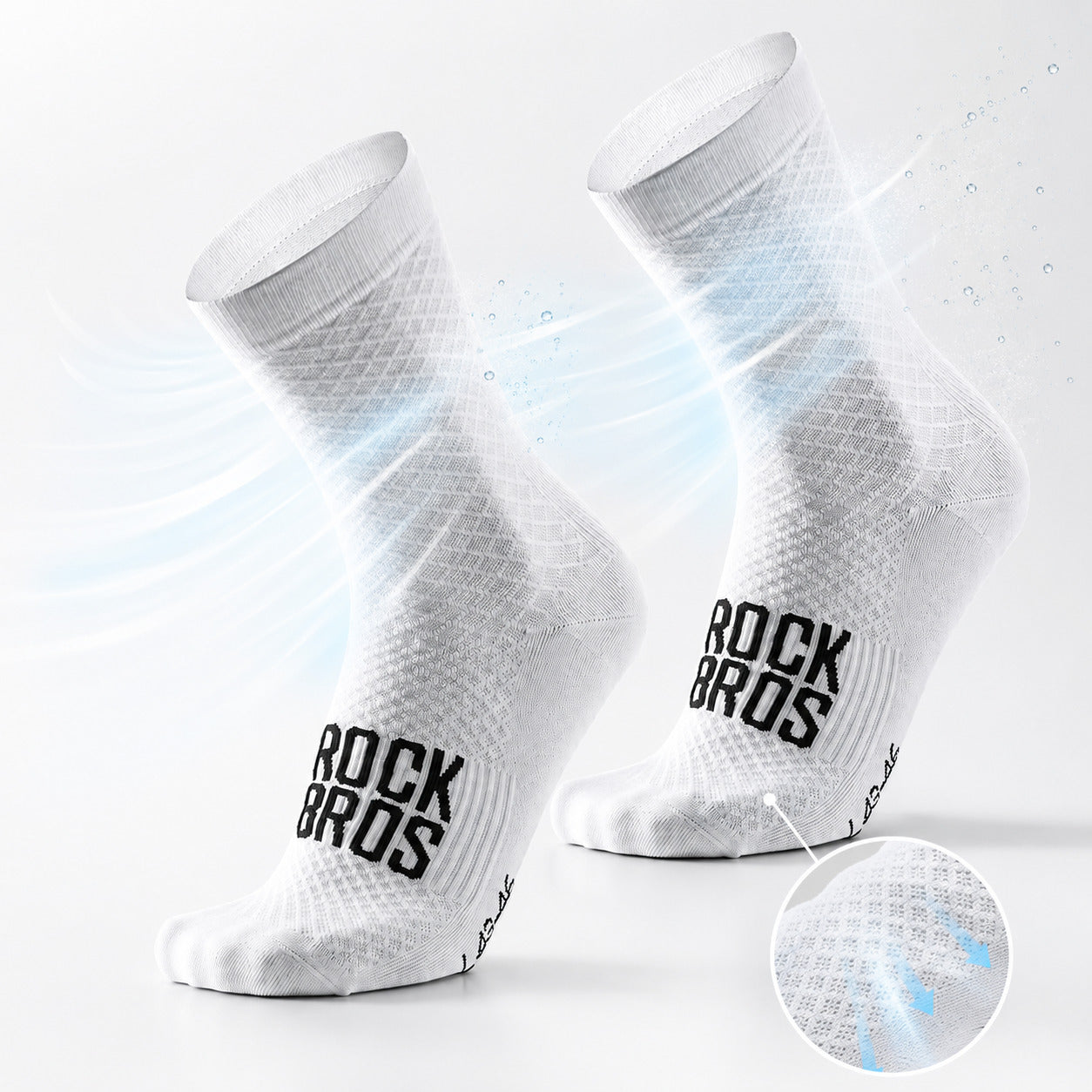 PaceCore™ Performance Socks - White