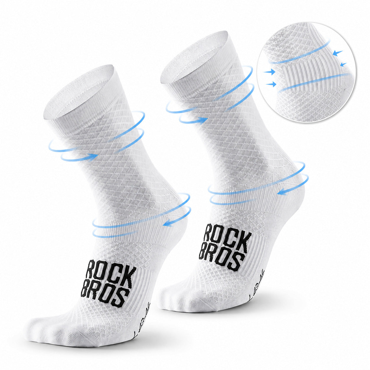 PaceCore™ Performance Socks - White