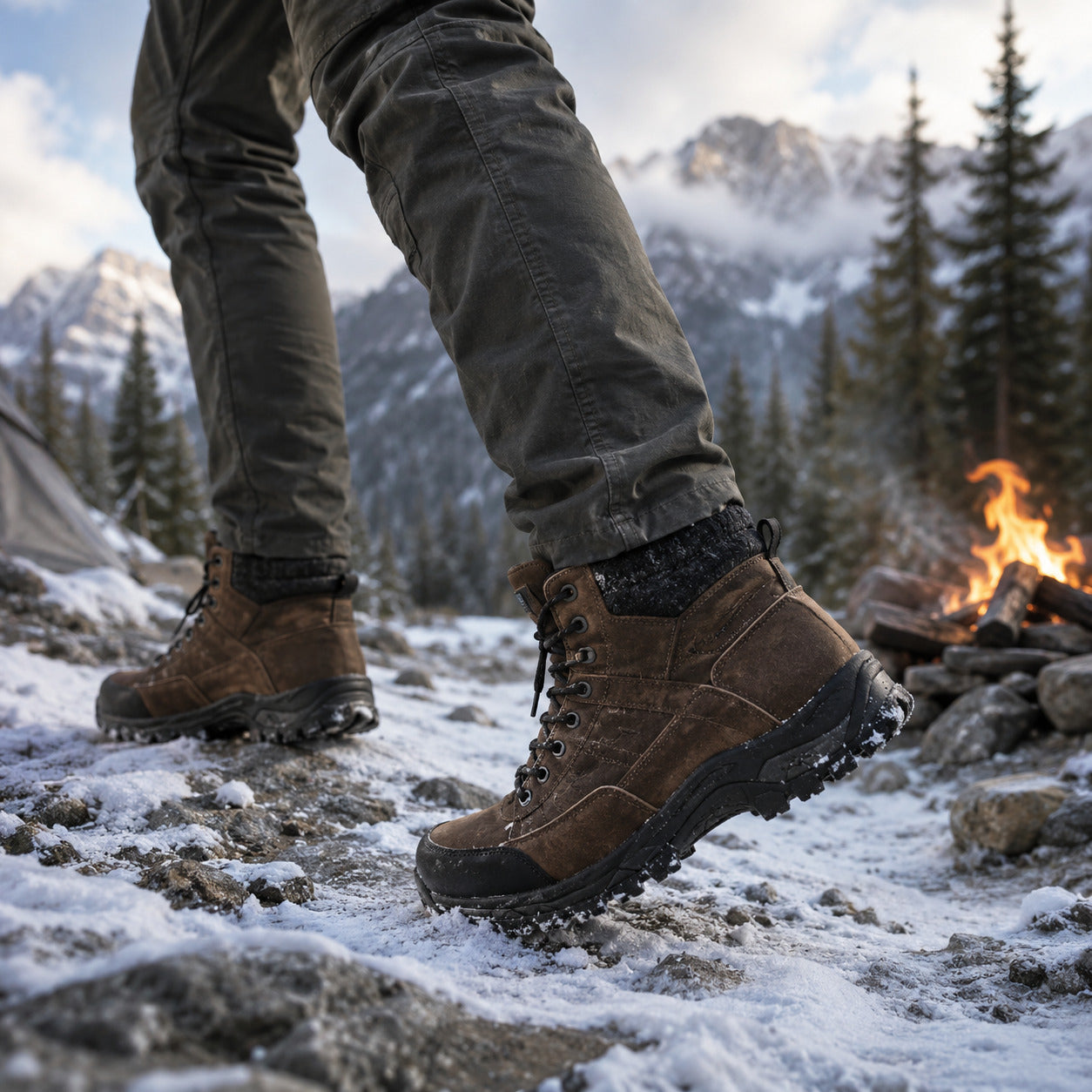 FrostCore™ Merino Socks - Black