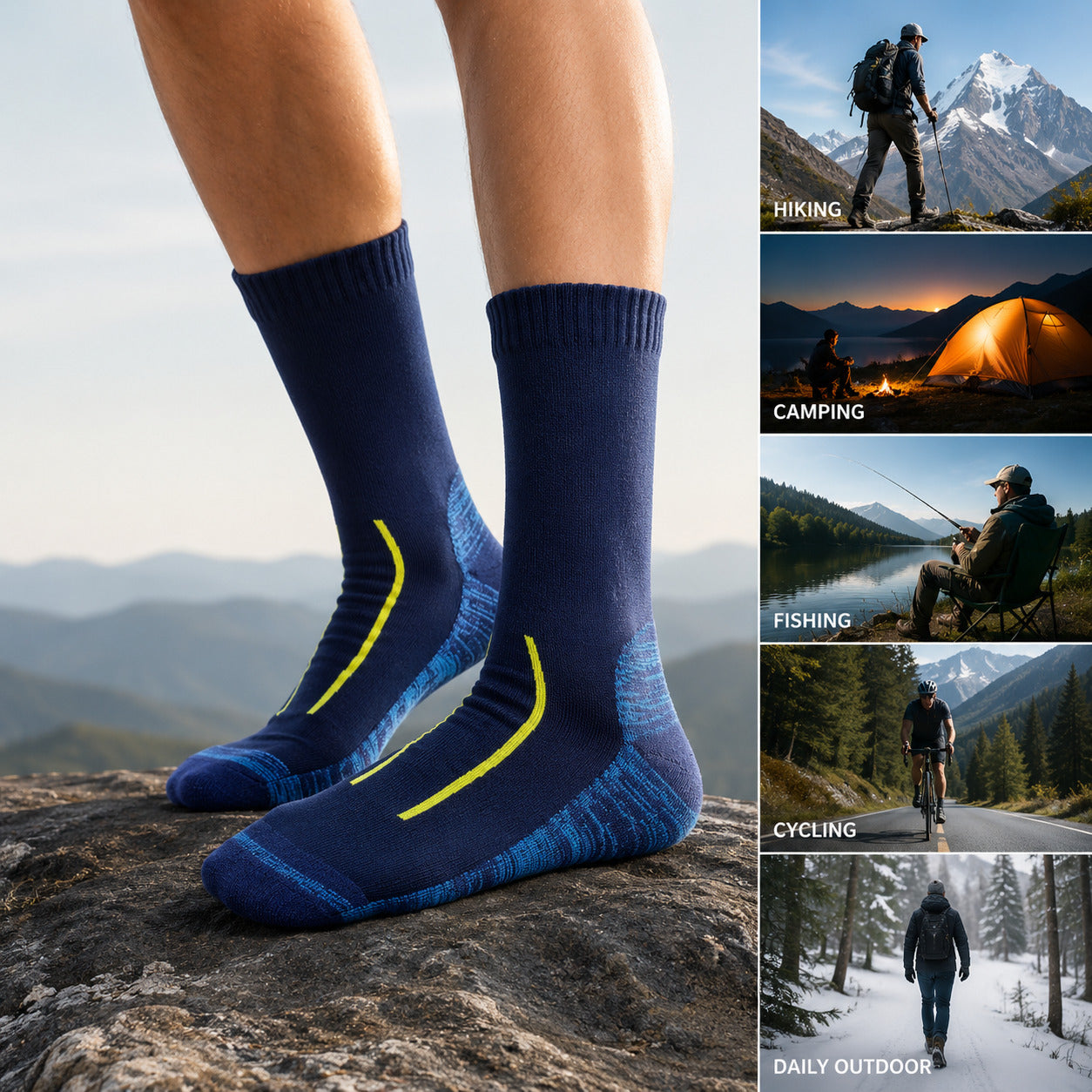 DryShield™ Waterproof Socks - White