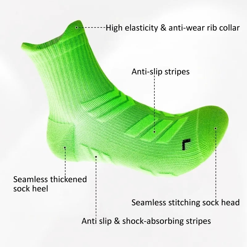 StrideFlow™ Running Socks - Gray
