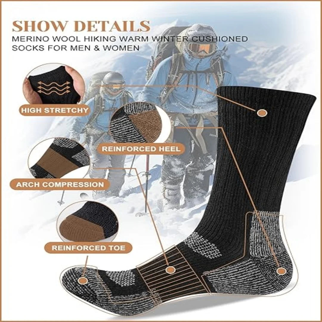 FrostCore™ Merino Socks - Gray
