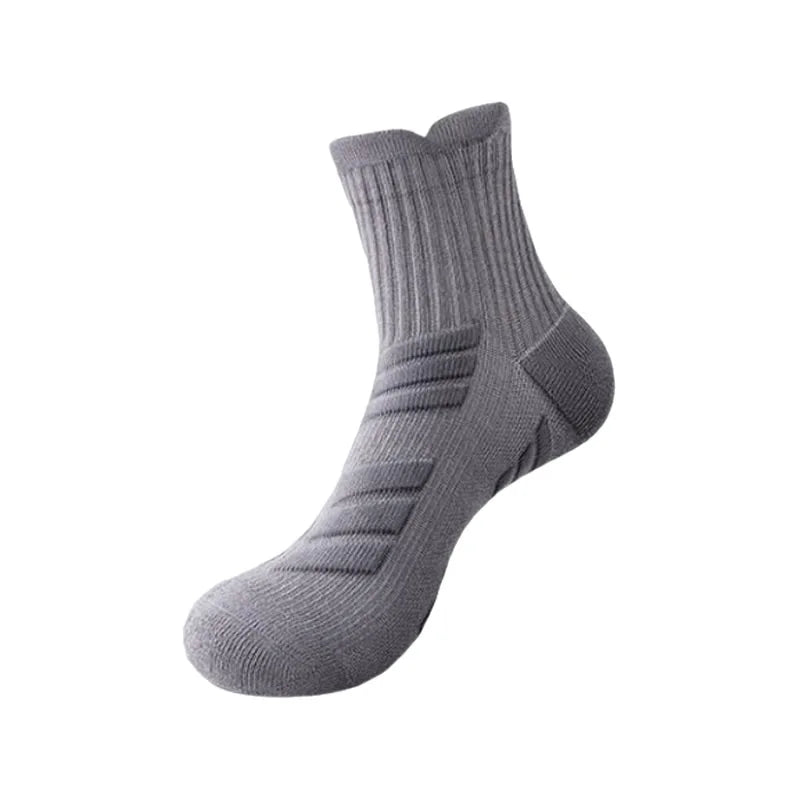 StrideFlow™ Running Socks - Gray