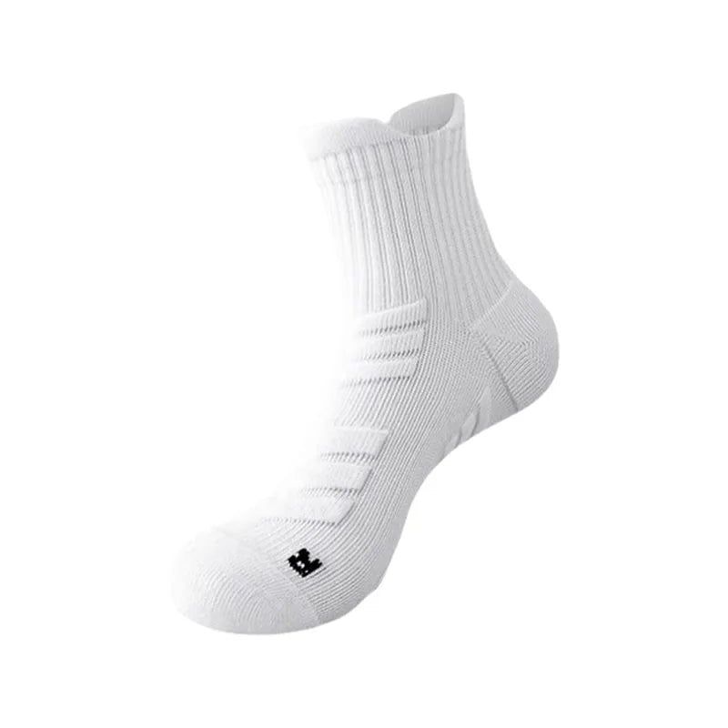 StrideFlow™ Running Socks - White